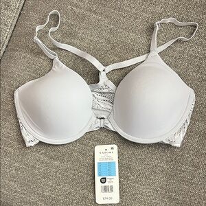 Natori Light Gray Lace Bra